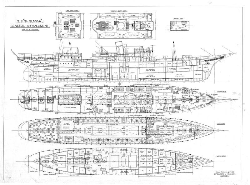 St Sunniva (723) - General Arrangement