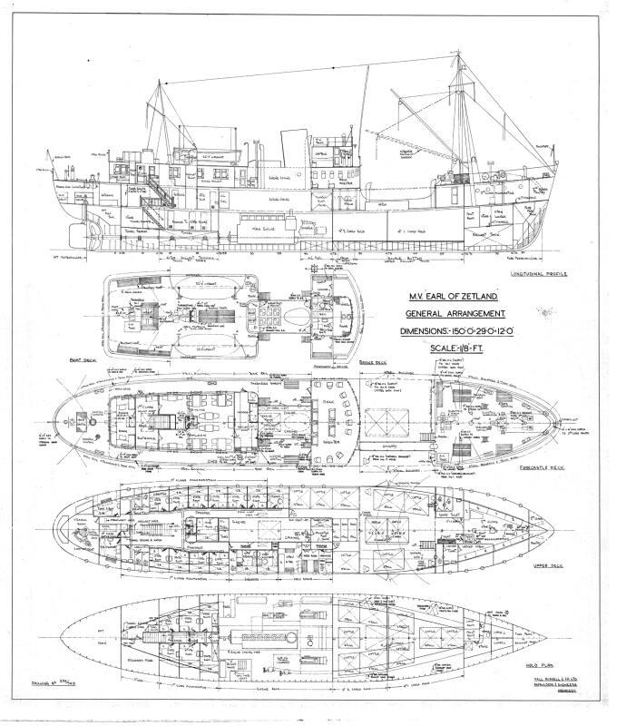 Earl Of Zetland (749) - General Arrangement