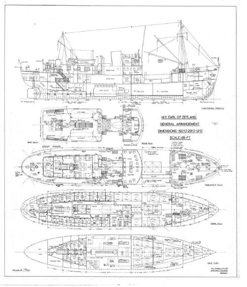 Earl Of Zetland (749) - General Arrangement