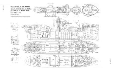 Sir Galahad, Sir Gareth (763 764) General Arrangement Plan