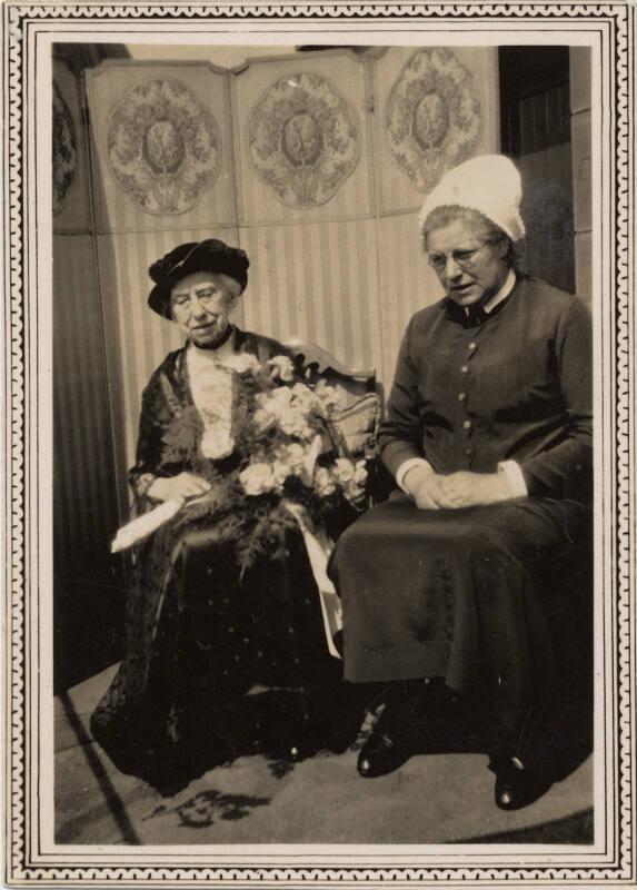 Matron Marget Husband With Former Matron Mrs Strong