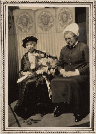 Matron Marget Husband With Former Matron Mrs Strong