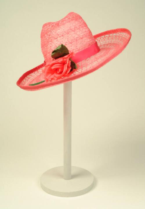 Pink Wedding Hat