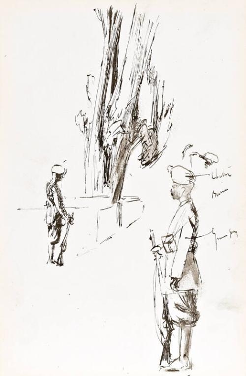 Figure Studies (Sketchbook - War)