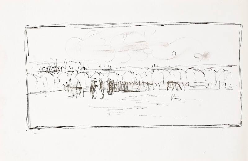 Landscape with Figures (Sketchbook - War)