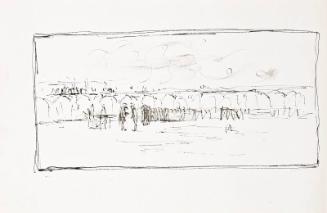 Landscape with Figures (Sketchbook - War)