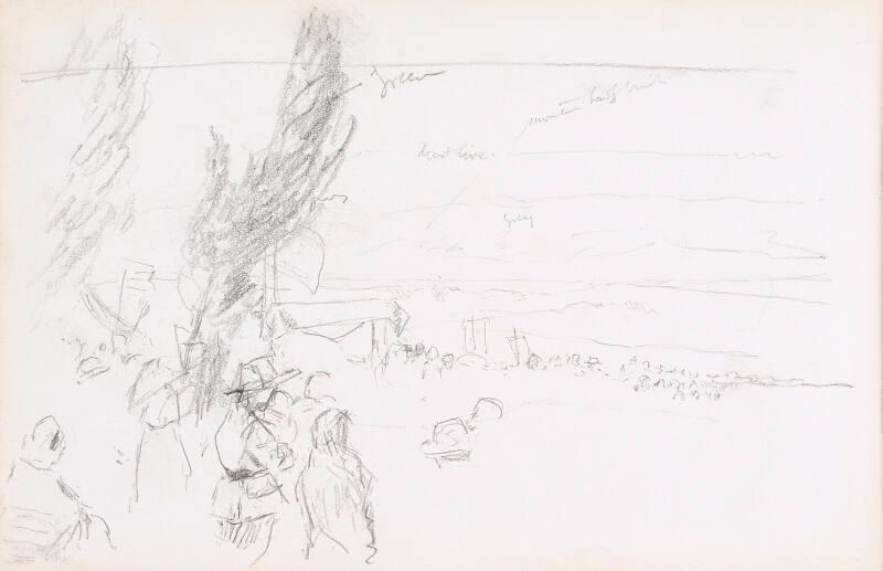 Landscape with Figures (Sketchbook - War)