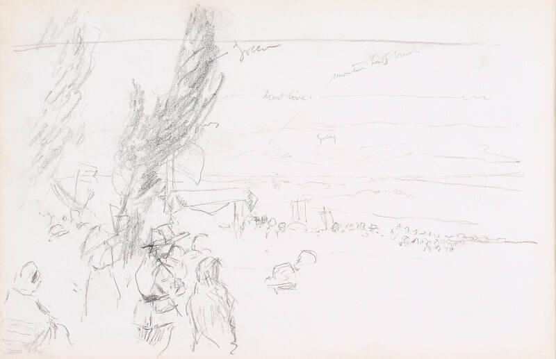 Landscape with Figures (Sketchbook - War)