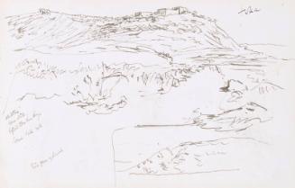 recto & verso:Landscape sketches, Jenin (Sketchbook - War)