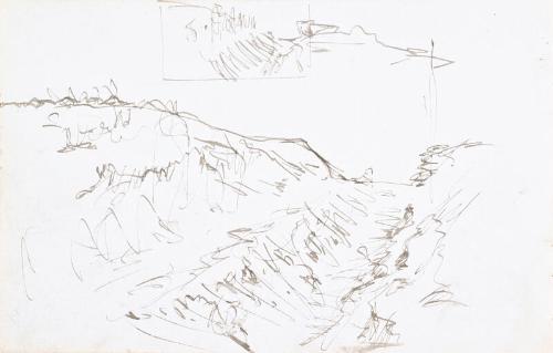 recto & verso: Landscape  Sketches (Sketchbook - War)