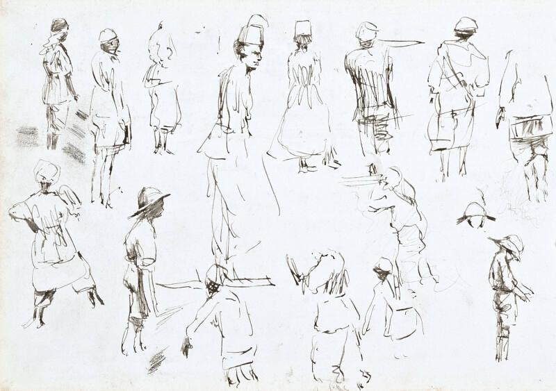 Figure Studies (Sketchbook - War)