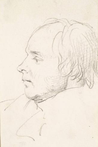 A Man's Head in Profile