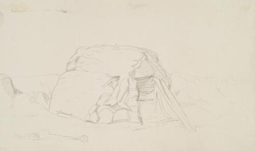 A Stone Shelter and Spade