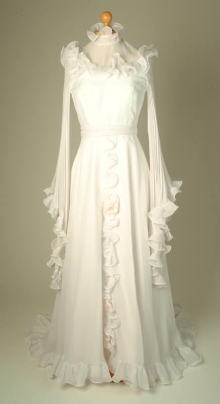 Ruffles Wedding Dress and Sash