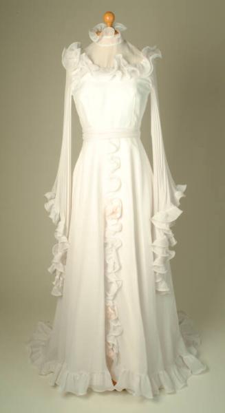 Ruffles Wedding Dress and Sash