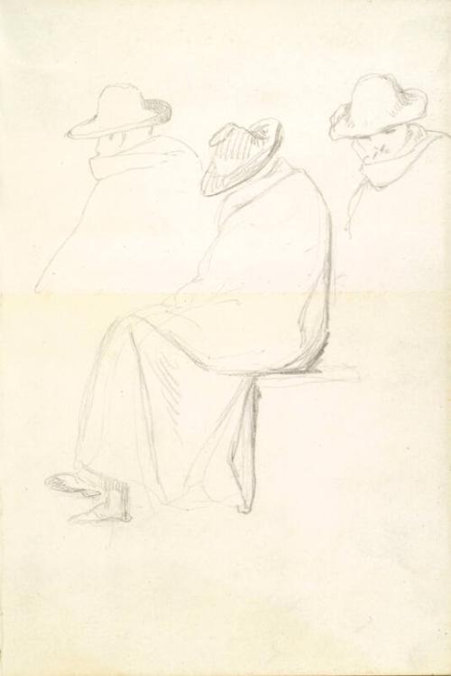 Studies of a Man Wearing a Blanket