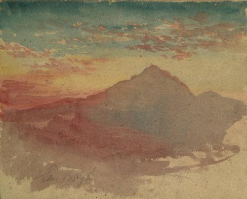 Landscape with Evening Sky