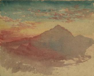 Landscape with Evening Sky