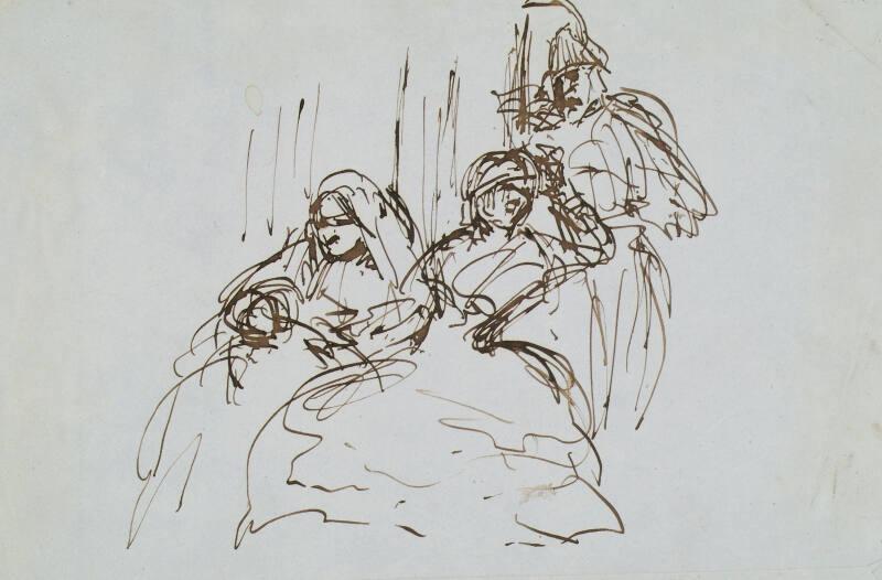 Study for La Gloria (Three Figures)