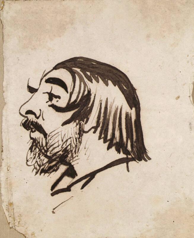 Caricature - Profile of a Man