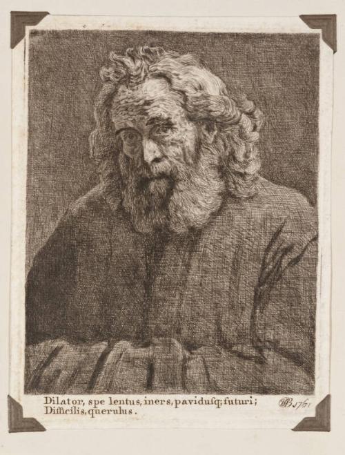 Bust of an Old Man with Hands in Sleeves of Robe