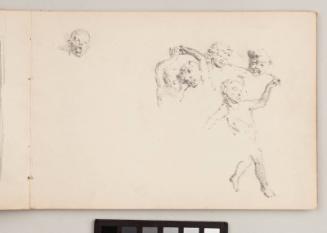 recto: Dancing Putti - Leaf from Artist's Sketchbook