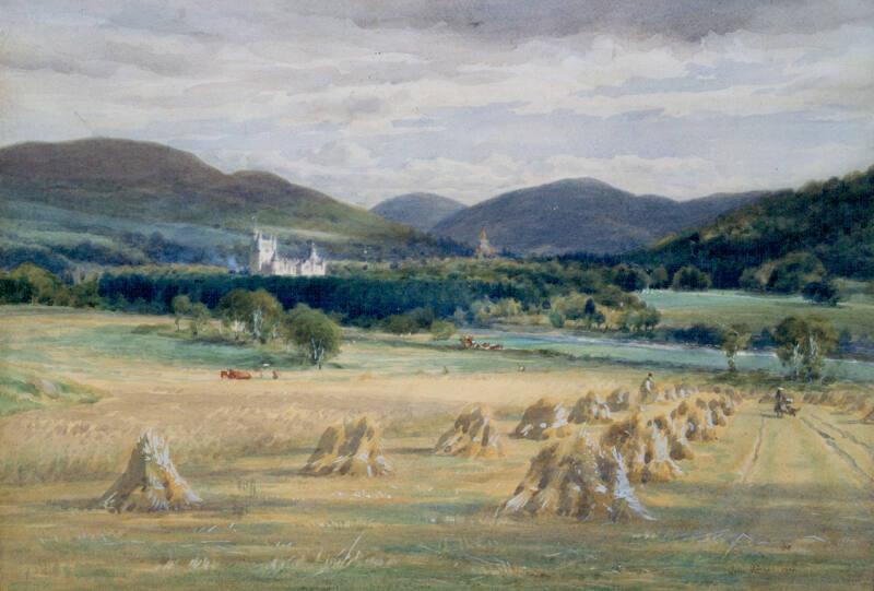 Balmoral Castle And Crathie Church by John Mitchell