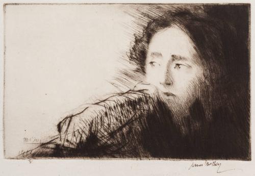 Disquietude (Portrait of Mrs. Martin Hardie)