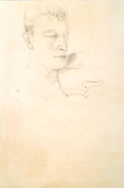 Study for "Portrait of Paul Anderson" by Jennifer McRae