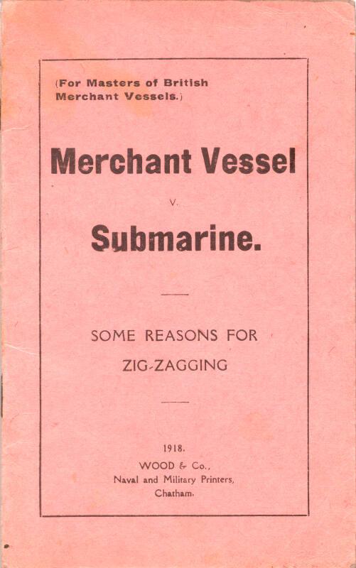 Merchant Vessel v. Submarine - some reasons for zig-zagging