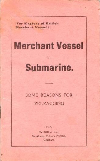 Merchant Vessel v. Submarine - some reasons for zig-zagging