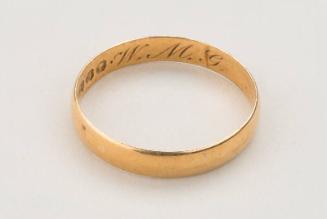 James McBey's Grandmother's Wedding Ring