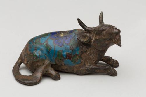 Chinese Cloisonne Enamel Goat