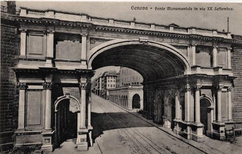 Genova - Ponte Monumentale in via XX Septembre