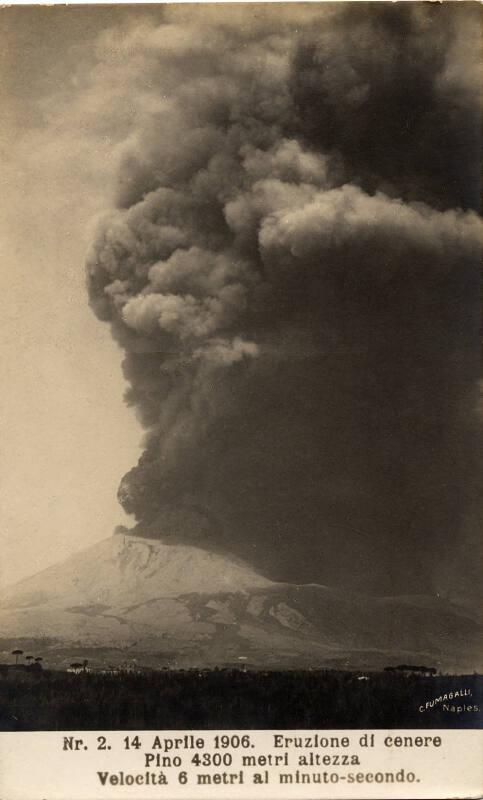 Naples - volcano errupting