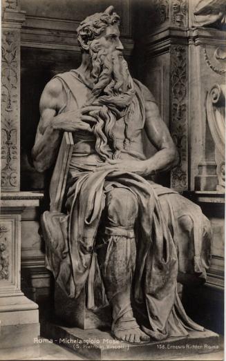 Rome - sculpture of Moses by Michelangelo 