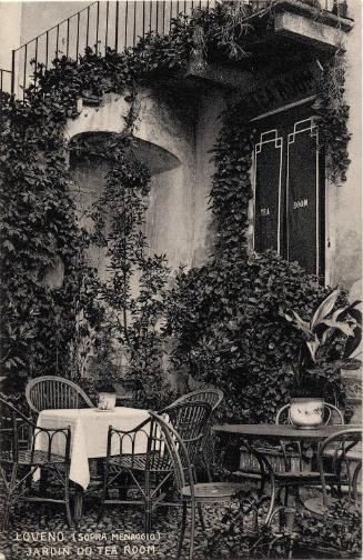Loveno (Sopra Menaggio) - garden tea room 