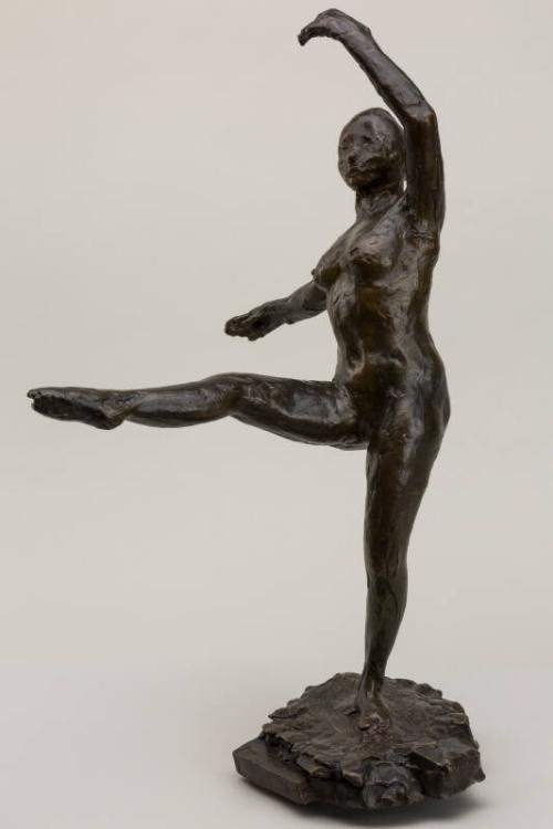 Position de Quatrième devant sur la Jambe Gauche