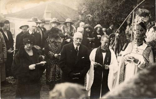Unidentified outdoor religious ceremony 