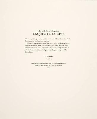 Exquisite Corpse Edition Sheet