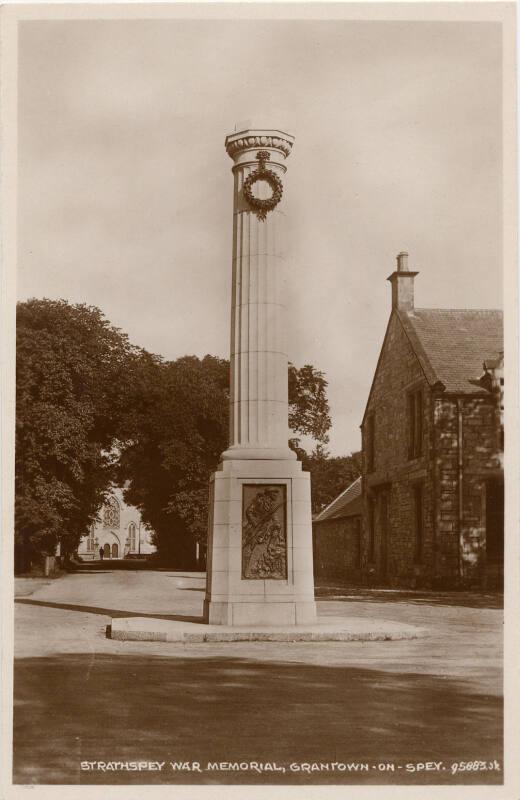 Strathspey War Memorial at Grantown-On-Spey 