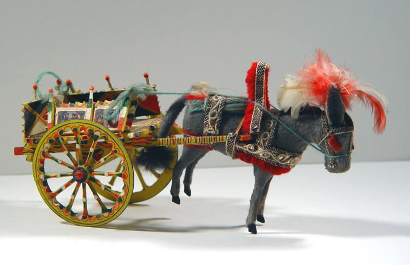 Souvenir Horse And Cart Doll