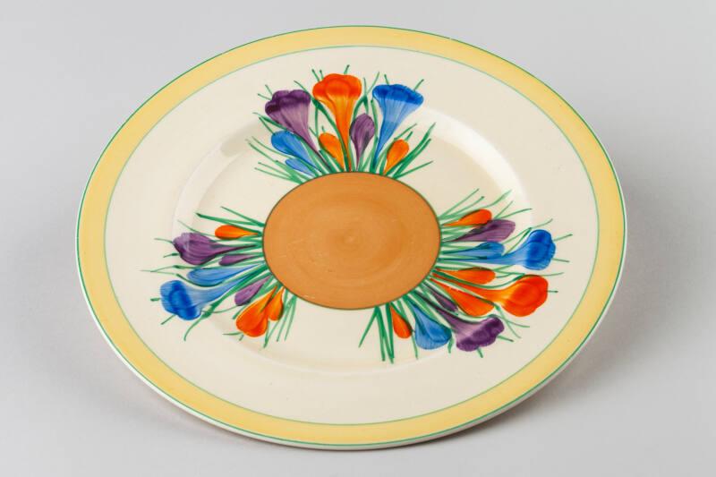 Crocus Pattern Plate