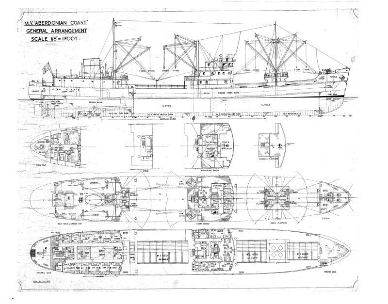 Aberdonian Coast (800) - General Arrangement