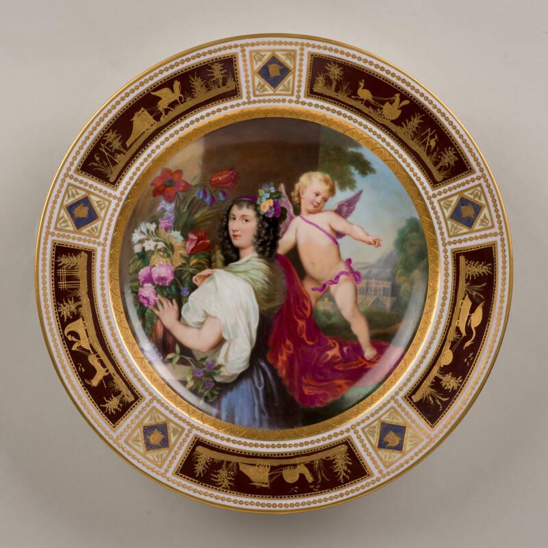 Pictorial Vienna Porcelain Dish