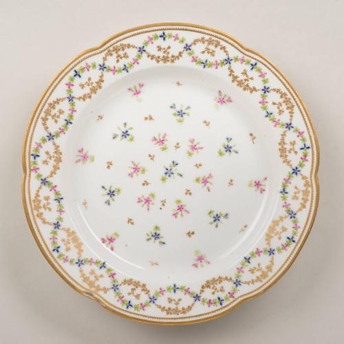 Plate With Floral Swags