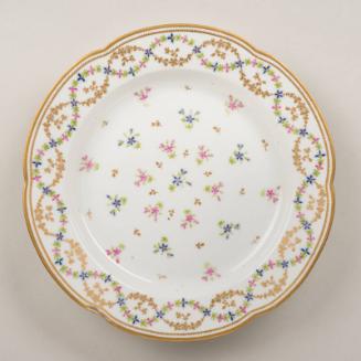 Plate With Floral Swags