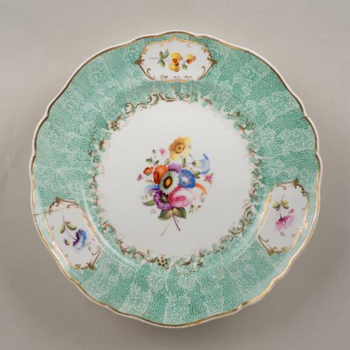 Green And Floral Plates (2)