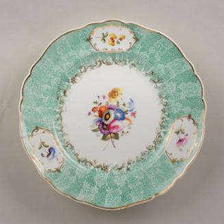 Green And Floral Plates (2)
