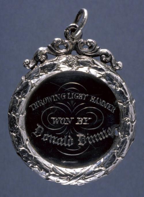 Athlete's Medal for Throwing the Light Hammer